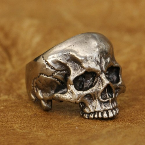 Anello teschio cupronichel