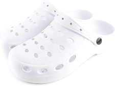 ZOCCOLI CLOGS classici da donna uomo tg41 EU bianco cucina spiaggia piscina