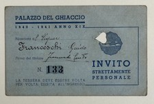 Tessera sport PATTINAGGIO SU GHIACCIO 1940-1941