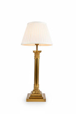 Lampada da tavolo a colonna in