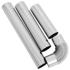  Tubo stufa a pellet 4 pezzi