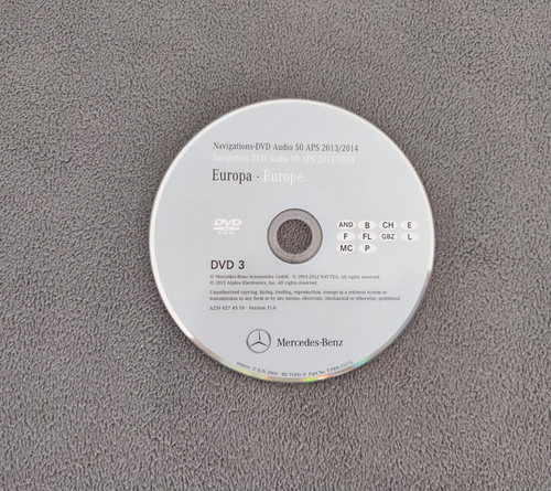 Dvd navigazione mercedes audio - dvd,