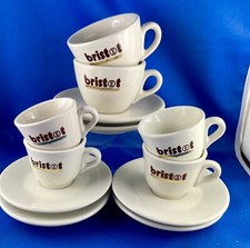 4 Tazze CAFFÈ 2 CAPPUCCINO Set DEMAR Promo Iconic Pubblicità Italy Vintage 70’s