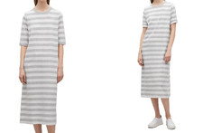 Abito T-shirt midi COS a righe