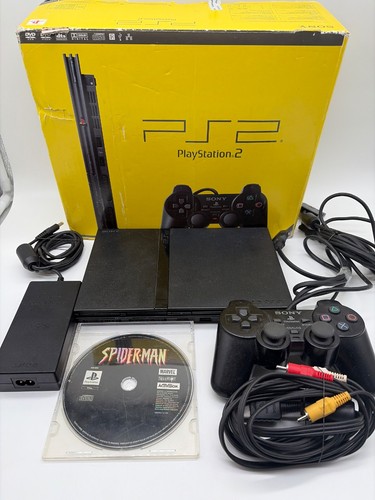 Console ps2 slim boîte - console,