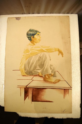 Vintage pittura schizzo - vintage,