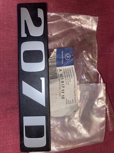 Emblema targa 207d mercedes - emblema,