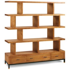 LIBRERIA VINTAGE ETNICA DA CENTRO INDUSTRIAL 160X35H170 Mobili etnici Librerie