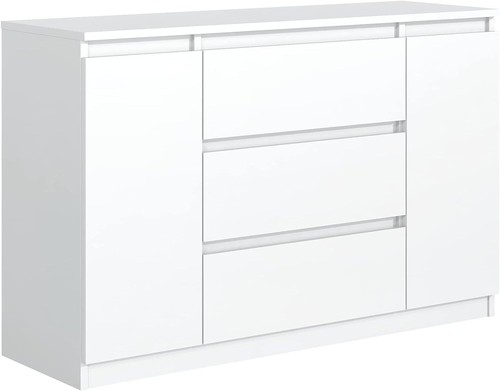 Cassettiera bianco opaco con - cassettiera,