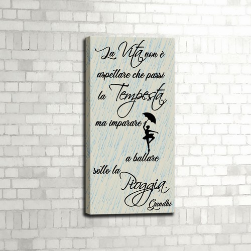 Quadro moderno con frase - , di