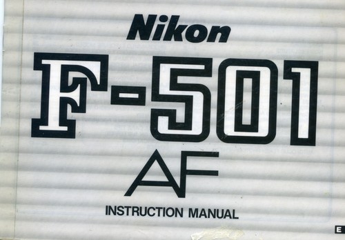 Nikon 501 manuale - nikon, af
