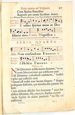 Stampa antica ANTIFONARIO