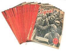 SIGNAL  RIVISTA QUINDICENNALE  N. 22 riviste  ART. - 03/135  1942