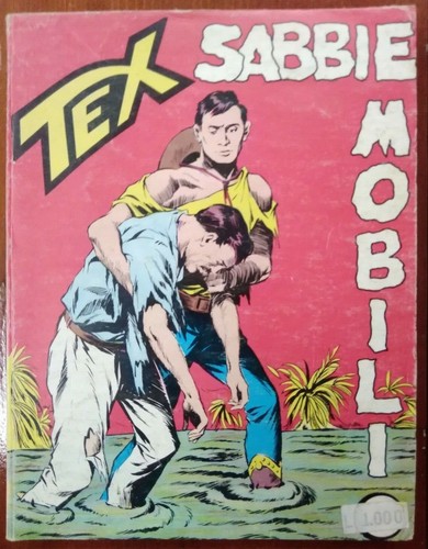 Fumetto tex sabbie mobili - -, "sabbie