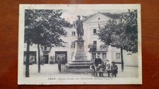 SVIZZERA - CANT. TICINO - FAIDO - PIAZZA GRANDE CON MONUMENTO A FRANCINI - fp
