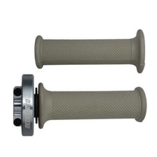 Comando gas rapido Accossato titanio manopole argento