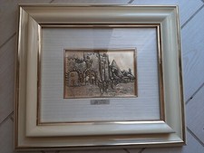 Quadro incisione argento Roma