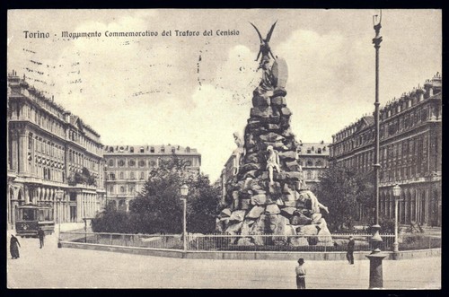 Torino cartolina monumento - torino,