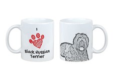 Terrier Nero Russo tazza con