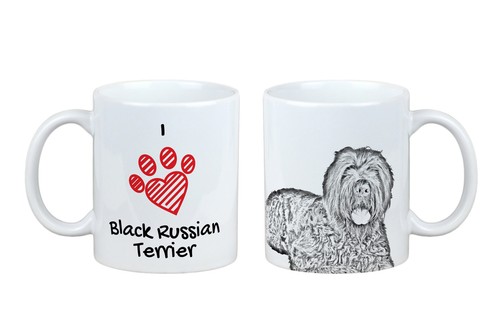 Terrier nero russo tazza con - terrier,