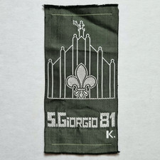Scout Campo San Giorgio 1981 CNGEI Scautismo Italia Patch