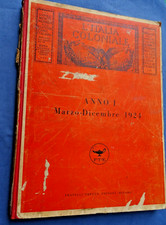 Colonie L'italia Coloniale 1924 Annata Completa Rilegata Treves Illustratissimo