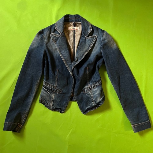 Giacca blazer denim fornarina - blazer,