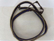 Bracciale Chan Luu con perline e pelle marcato sterling 925