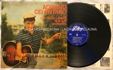 ADRIANO CELENTANO Con Giulio Libano  IL TUO BACIO. ....ANNO 1960  LPJ 5008 - EX+