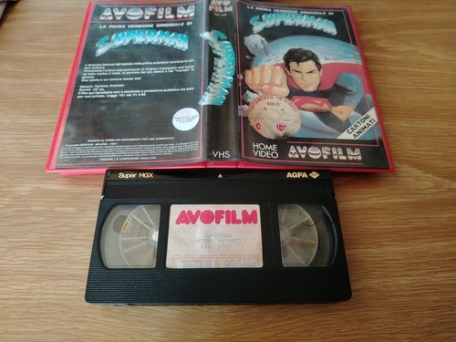 Vhs superman avofilm - -,