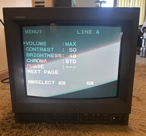 Sony pvm 14n2u - sony, 14"