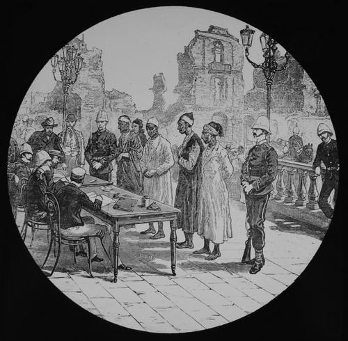 Anglo egyptian war examining - war,