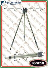 reggicanna a tripode surf casting Ignesti 120 cm trepiedi telescopico