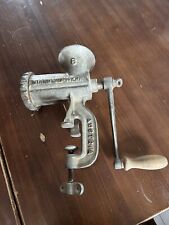 ANTICO TRITACARNE PRIMI ANNI DEL 1900. GHISA. STANDARD WERK 8, AUSTRIA. PERFETTO