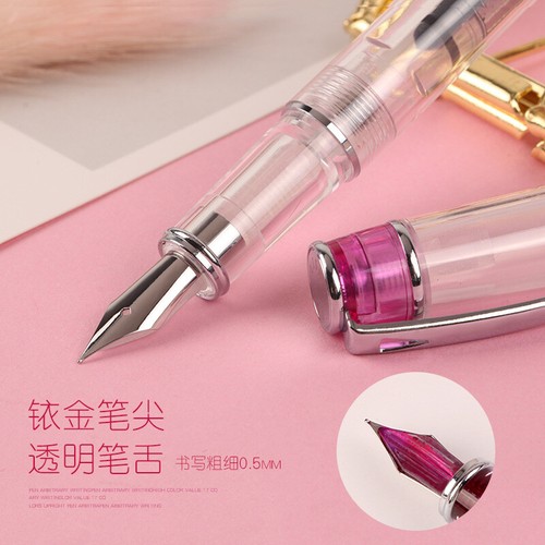 Penna stilografica trasparente