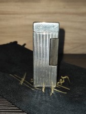 Lighter Dunhill Petrol Silver Plated Lic.U.s.a. Pat N.1657352