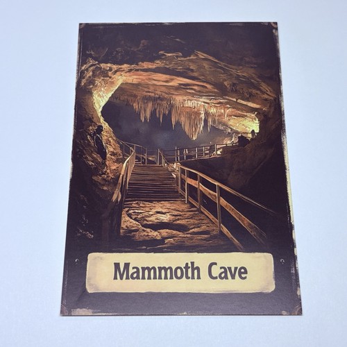 Cartolina mammut cave national - mammut,