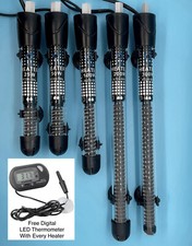 Riscaldatore acquario - Riscaldatore acquario 25w,50w,100w,200w,300w TERMOMETRO SERBATOIO LIBERO