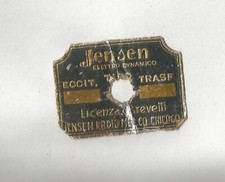 ETICHETTA Jensen elettro