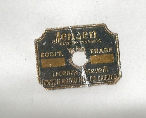Etichetta jensen elettro - etichetta,