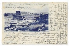 ROMA (526) - ROMA Colosseo preso dai giardini farnesi - Fp/Vg 1900