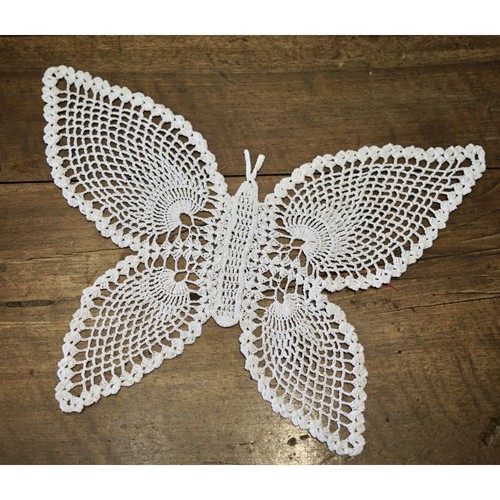 Farfalla uncinetto 39x28 cm - uncinetto,