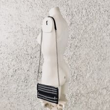 ZARA BORSA CATENA PICCOLA POCHETTE NERO ARGENTO