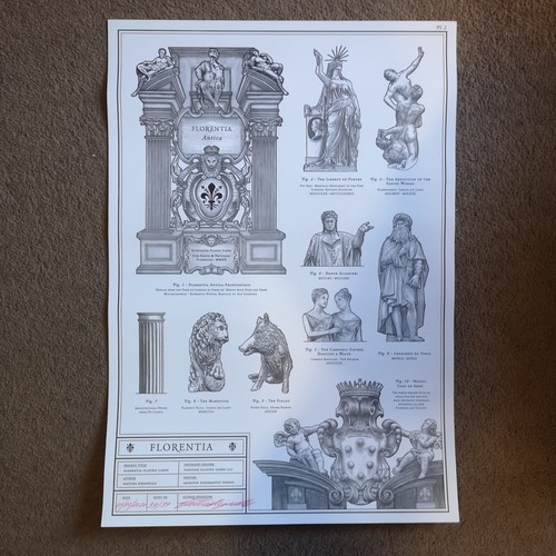 Florentia art print playing - art,