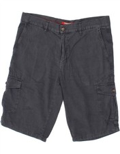 CARRERA pantaloncino cargo uomo grande W34 blu navy BA04