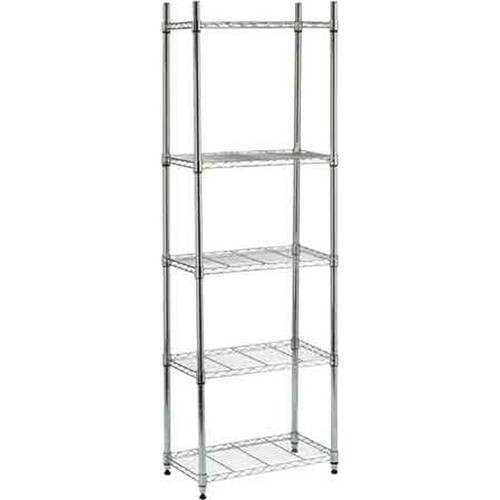 Scaffale metallo cromato 3 - metallo,