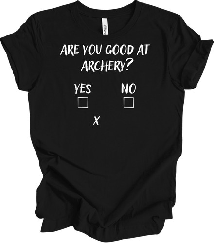 Shirt tiro con - t-shirt, arco