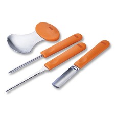 Kit Intaglio Zucca Halloween, Zenker, acciaio inox Coltello Scavino Strumenti