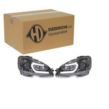 DIEDERICHS TUNING H1 FARI ANTERIORI NERI Compatibili Con MERCEDES C-KLASSE