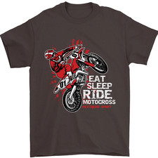 T-Shirt Uomo Eat Sleep Ride